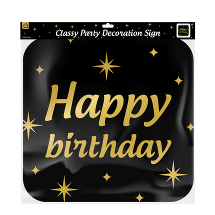 Happy Birthday Deurbord 50cm