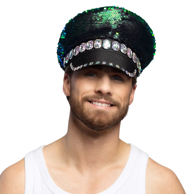 Pet Gekleurd Pailletten Omkeerbaar