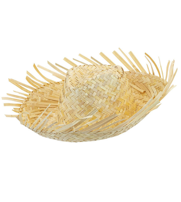 Hawaii Stro Hoed Gevlochten