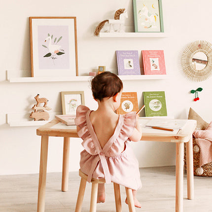 Zwaan Tekenboek met Poster Roze 21 x 30cm