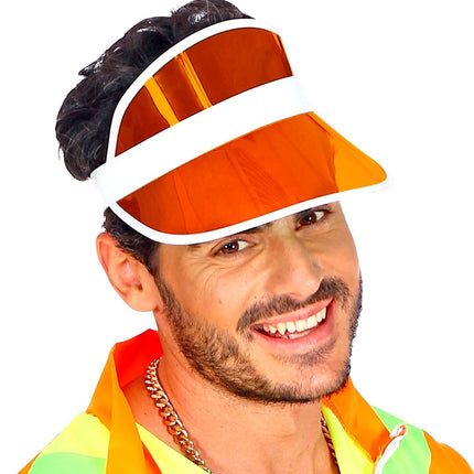 Neon 80S Zonneklep Oranje