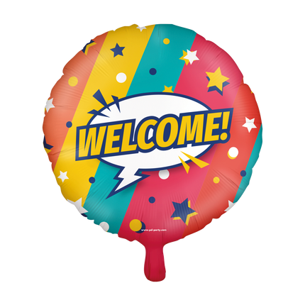 Helium Ballon Welcome Leeg 30cm