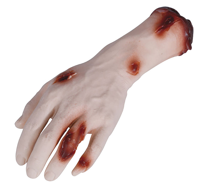 Halloween Nep Hand Wonden 25cm