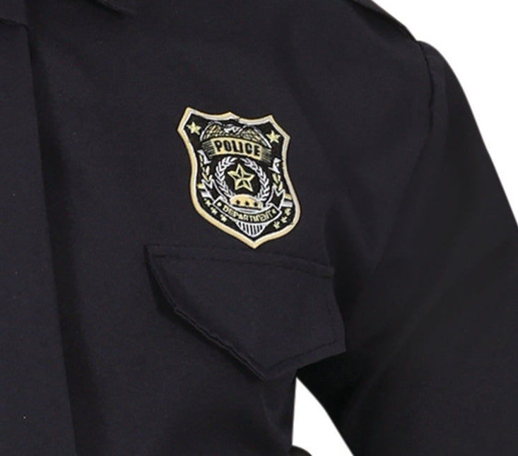 Politie Kostuum Zwart Heren