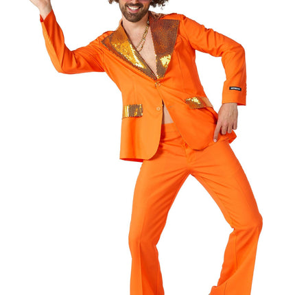 Oranje Disco Pak Heren Suitmeister