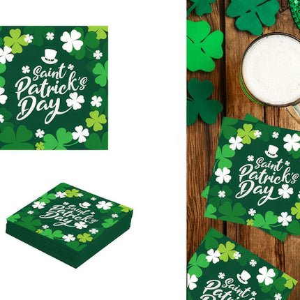 St. Patrick'S Day Servetten 33cm 12st