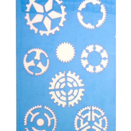 PXP Schmink Sjabloon Steampunk Tandwielen