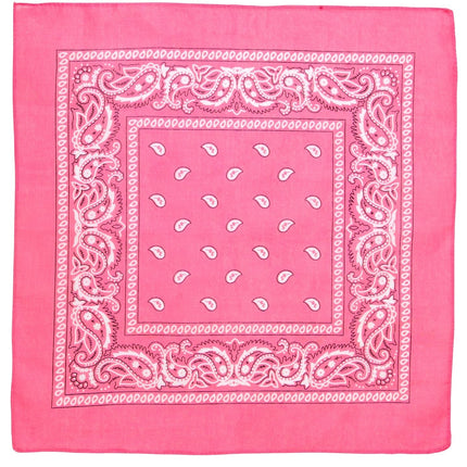Hippie 60S Bandana Roze 55cm
