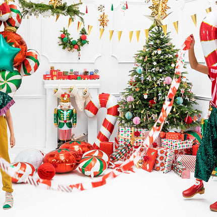 Helium Ballon Zuurstok Rood Leeg 82cm