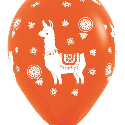 Ballonnen Lama Mix 30cm 25st