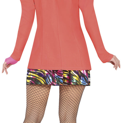 Neon 80S Kostuum Regenboog Dames