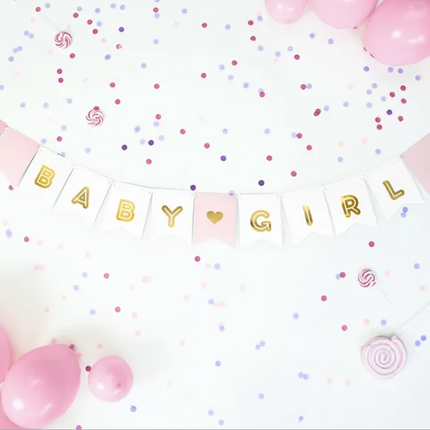 Letterslinger Geboorte Meisje Baby Girl 1,75m