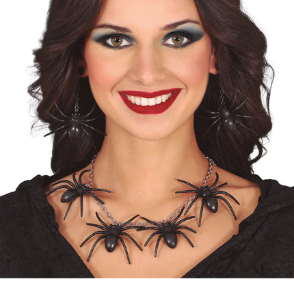 Halloween Ketting Spinnen