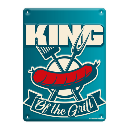 Metalen Bord King Of Grill
