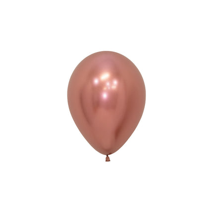 Ballonnen Reflex Rose Gold 12cm 50st