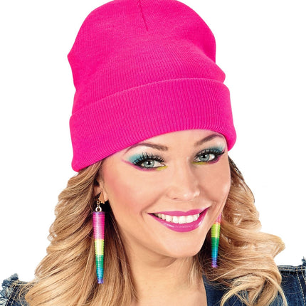 Neon Roze Muts