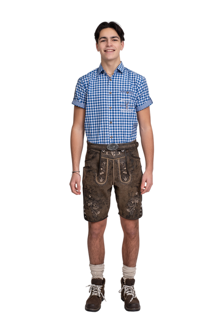 Lederhose Bruin Heren Kort Vintage