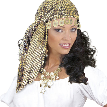 Gouden Hoofdband Pailletten