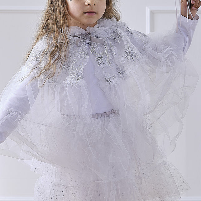 Zilveren Cape Meisje