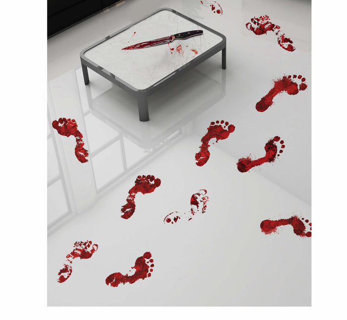 Halloween Decoratie Sticker Voetafdrukken