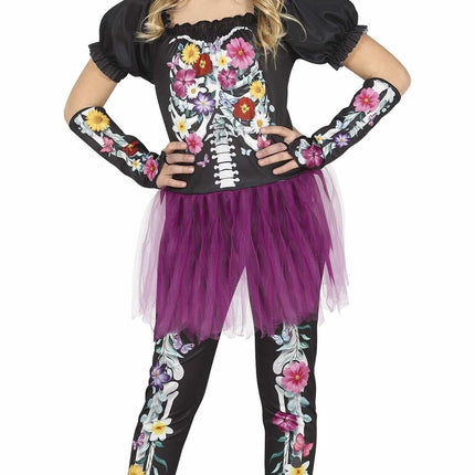 Dia De Los Muertos Kostuum Meisje