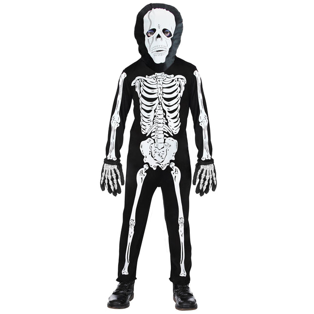 Halloween Jumpsuit Zwart Kind Skelet