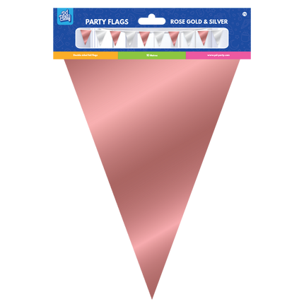 Rose Goud Zilveren Slinger Metallic 10m