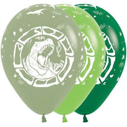 Ballonnen Dinosaur T Rex Mix 30cm 25st