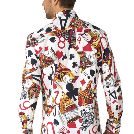 Casino Speelkaarten Overhemd Heren OppoSuits