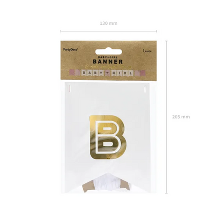 Letterslinger Geboorte Meisje Baby Girl 1,75m