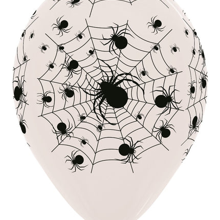Ballonnen Spiderweb Crystal Clear 30cm 25st