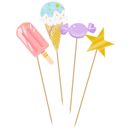 Crazy Cake Cocktailprikkers 8st