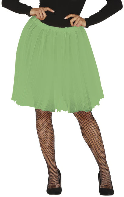 Lichtgroene Tutu Dames 60cm