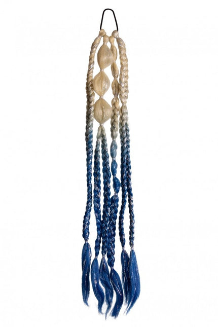 Hair Extension Festival Blond/Dark Blue
