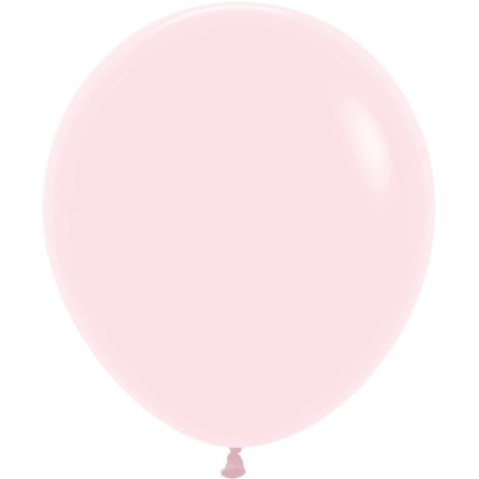 Ballonnen Pastel Matte Pink 45cm 25st