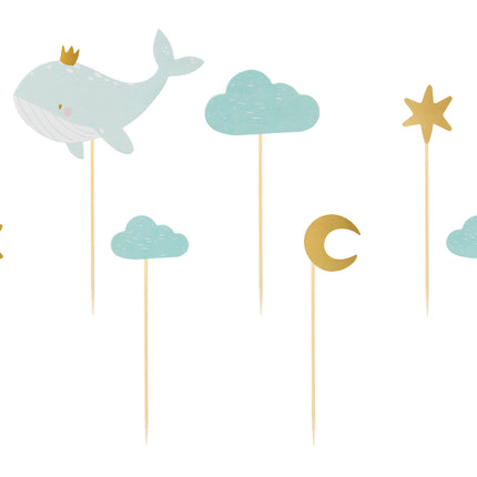 Cocktailprikkers Walvis 7st