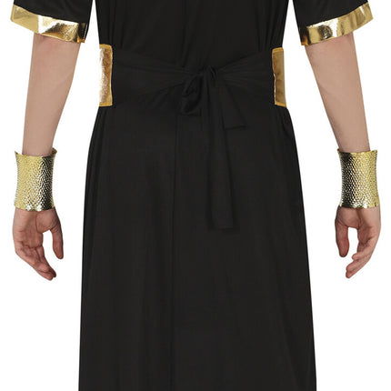 Farao Kostuum Zwart Goud Heren