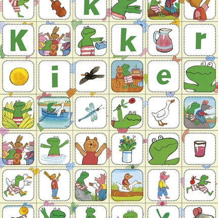 Kikker En Vriendjes Stickers Klein
