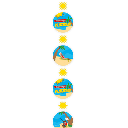 Hangdecoratie Pensioen 120cm