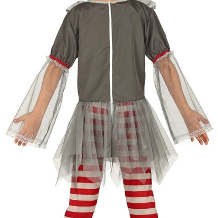 Duistere clown Halloween Kostuum Kind