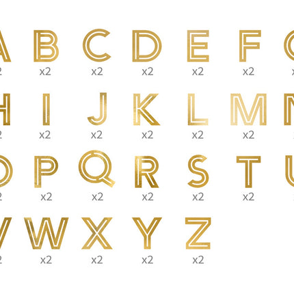 Gouden Glas Stickers 52st