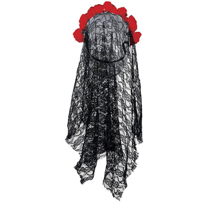 Dia De Los Muertos Masker Sluier