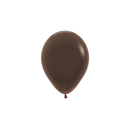 Ballonnen Chocolate Brown 12cm 50st