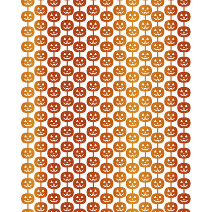 Halloween Deurgordijn Pompoenen 2m