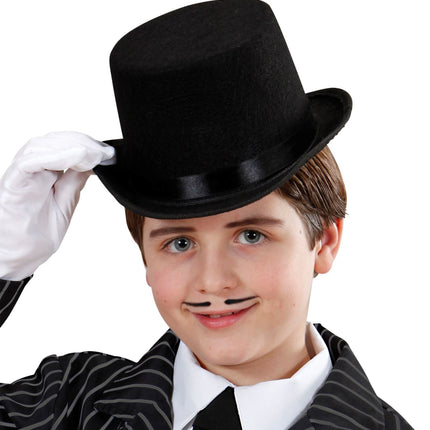 Zwarte Hoed Kind Hoog