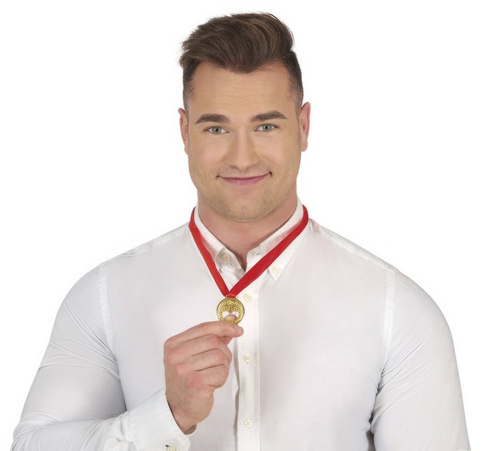 Flesopener Medaille van Fiestas Guirca koop je bij Partywinkel