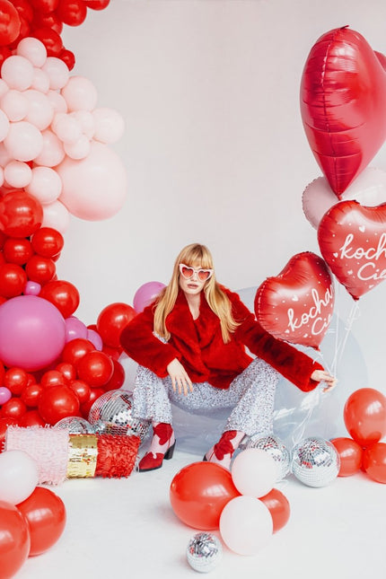 Hart Helium Ballon Kocham Cię Leeg 45cm van Partydeco koop je bij Partywinkel