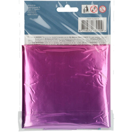 Folie Ballon Cijfer 0 Regenboog XL 81cm leeg van Folat koop je bij Partywinkel