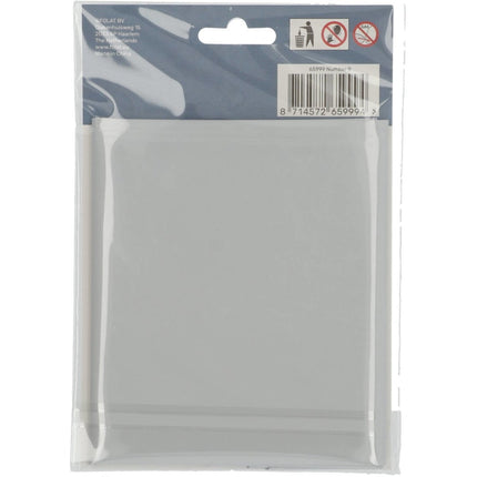 Folie Ballon Cijfer 9 Mat Wit XL 86cm leeg van Folat koop je bij Partywinkel