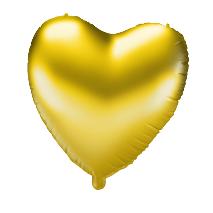 Folie ballon - Hart goud van Paper Dreams koop je bij Partywinkel